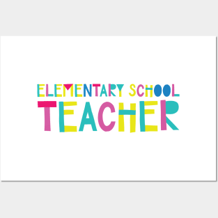 Elementary School Teacher Gift Idea Cute Back to School Posters and Art